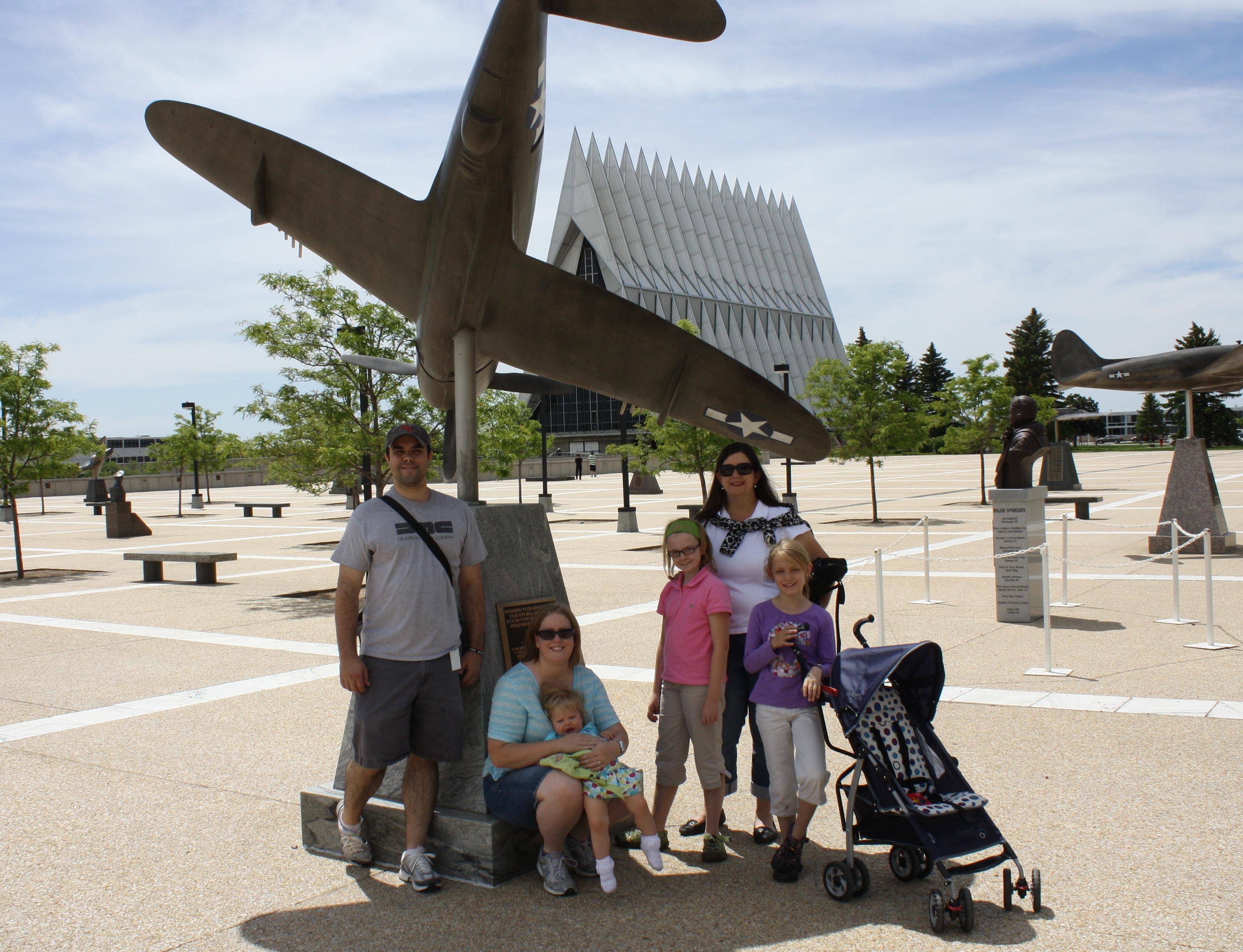 2012_06_03 CS1 Curtis and CS Sages at USAF Chapel.jpg